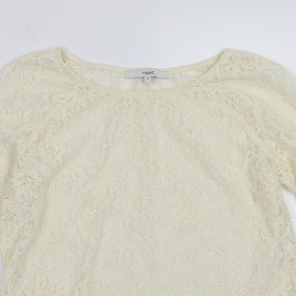NEXT Womens Beige   Basic T-Shirt Size 12