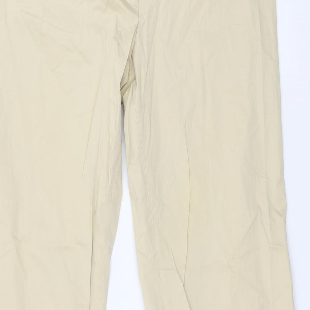 Vogue Womens Beige   Trousers  Size 16 L29 in