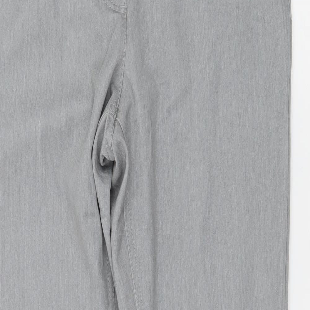 Brandtex Womens Grey   Trousers  Size 10 L31 in