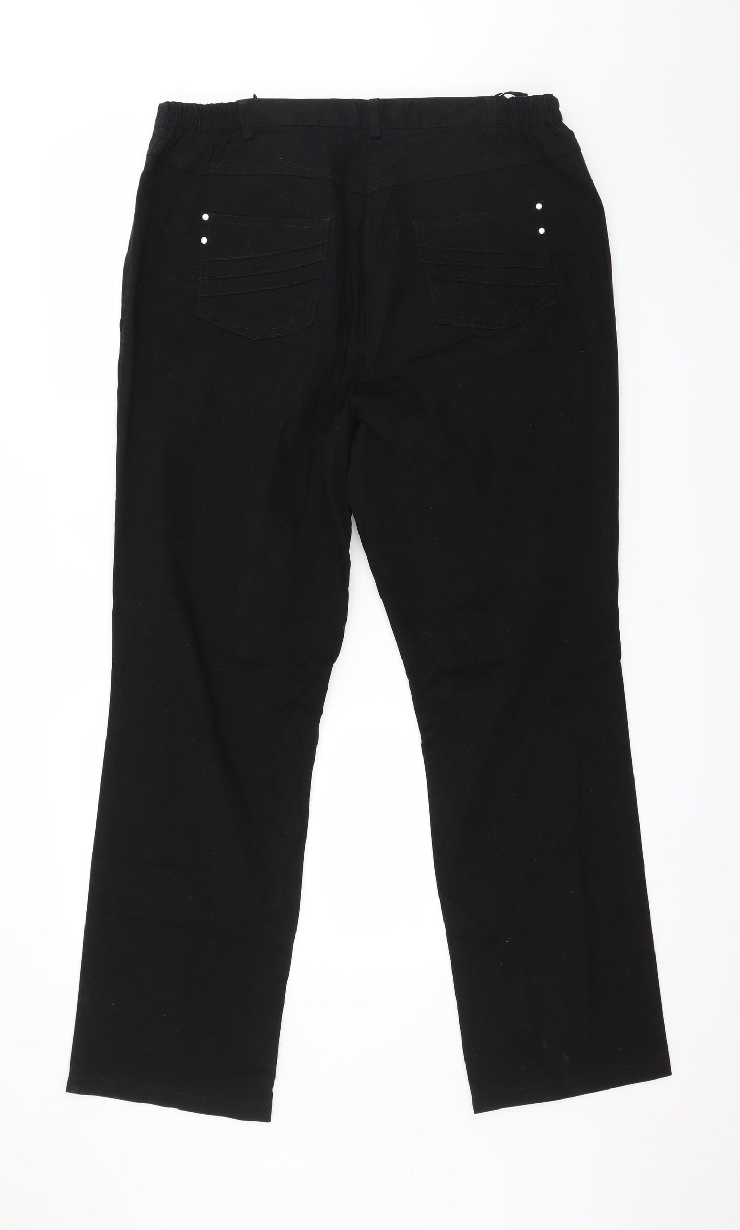 Cosma Womens Black   Trousers  Size 20 L20 in