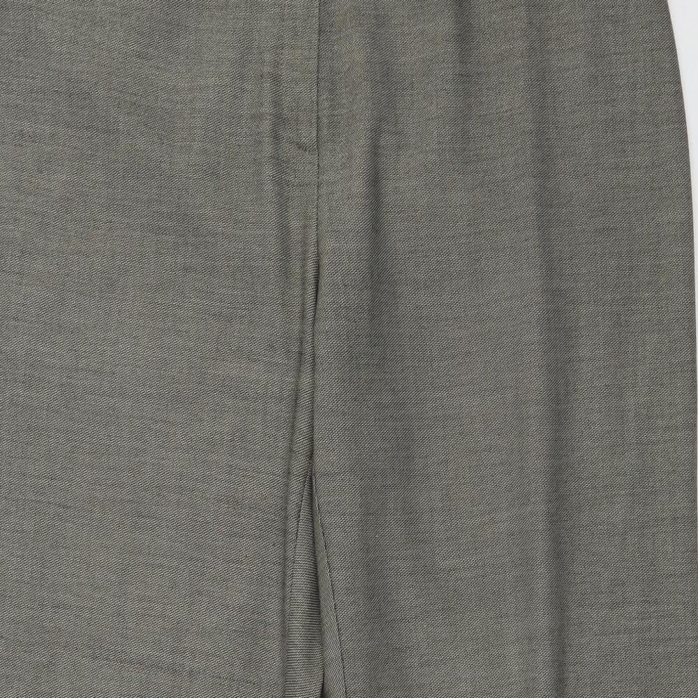 Marks and Spencer Womens Grey   Trousers  Size 34 in L27 in
