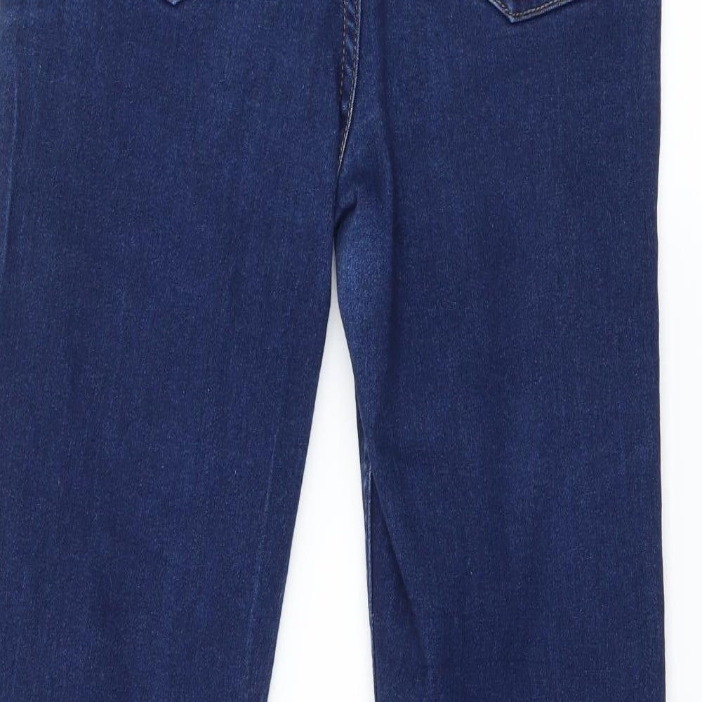 Papaya Womens Blue  Denim Bootcut Jeans Size 10 L28 in
