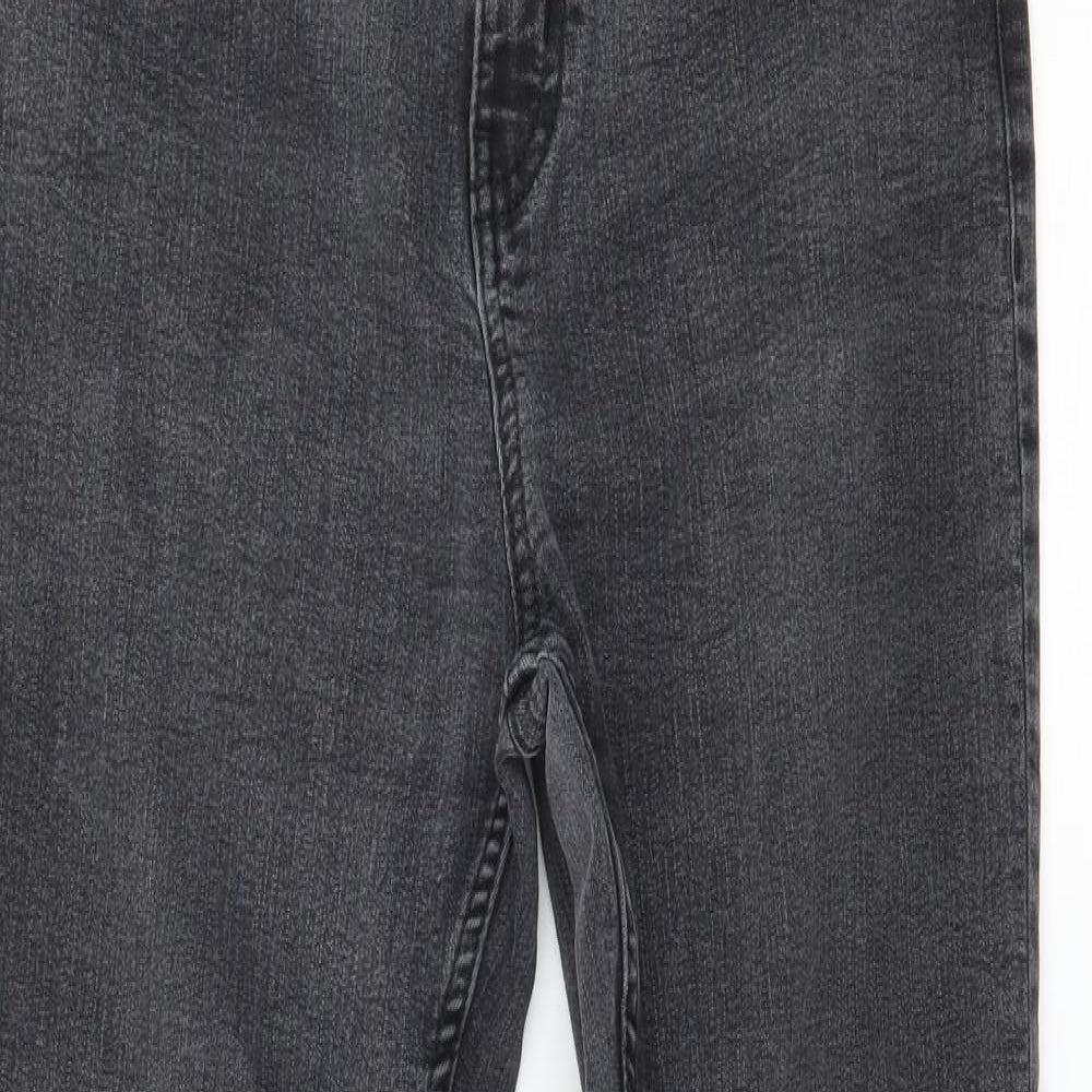 Principles Womens Grey  Denim Straight Jeans Size 12 L28 in