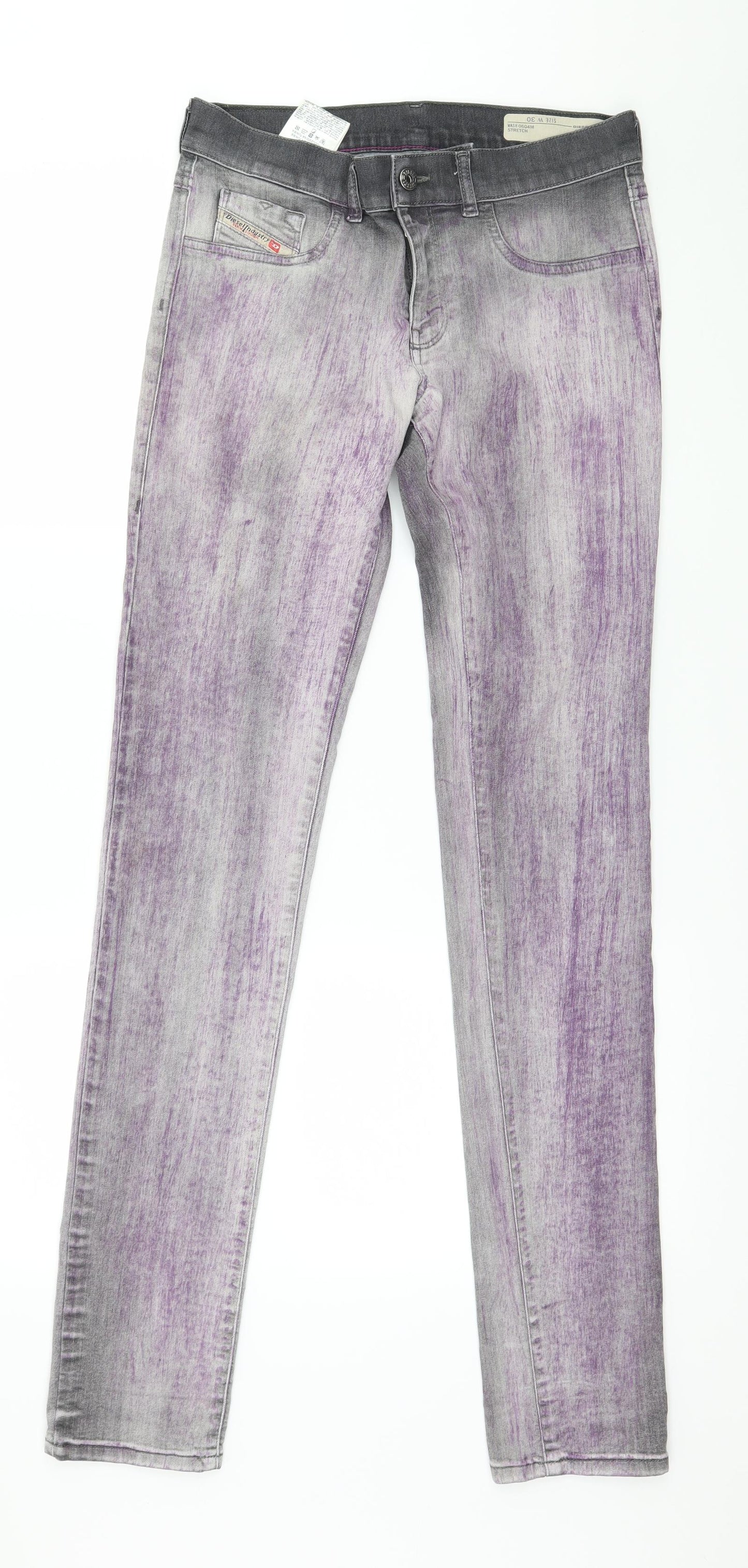 Diesel Womens Purple  Denim Skinny Jeans Size 30 in L33 in - Ombre
