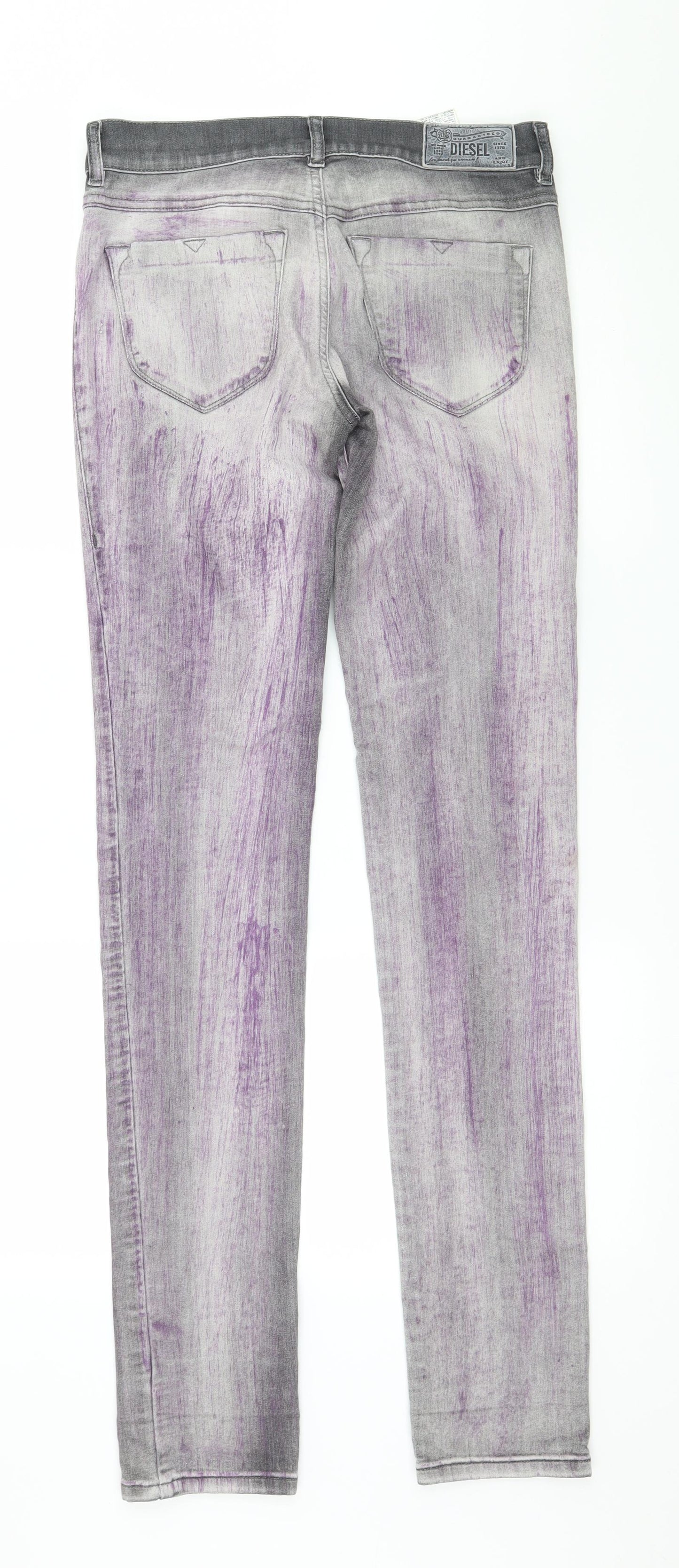 Diesel Womens Purple  Denim Skinny Jeans Size 30 in L33 in - Ombre