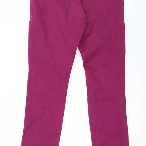 Yigga Boys Purple  Denim Straight Jeans Size 14 Years