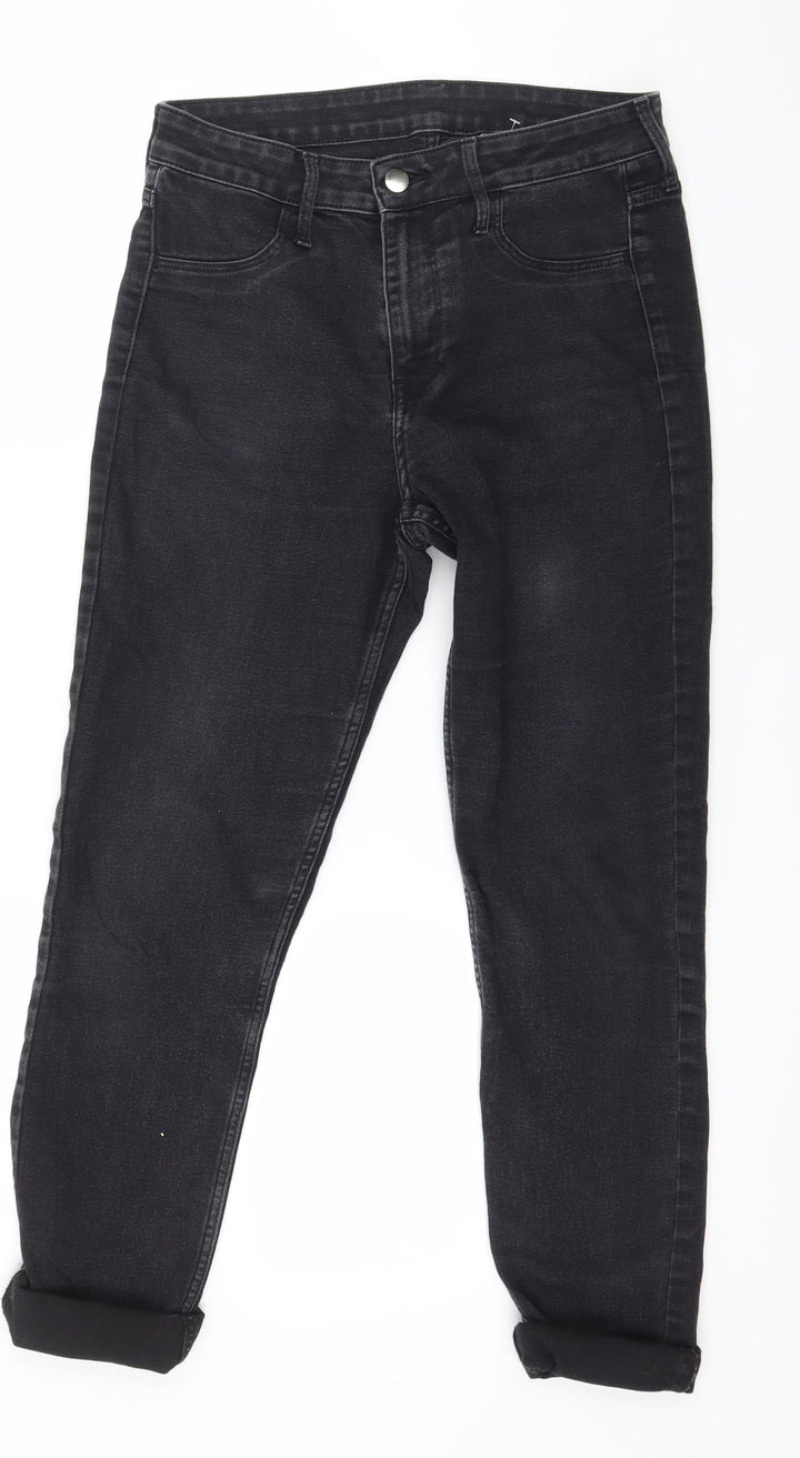 H&M Womens Grey  Denim Skinny Jeans Size 29 in L25 in