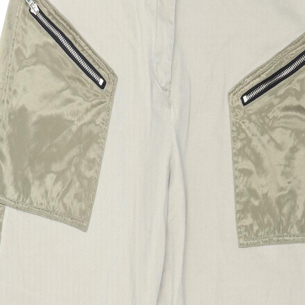 River Island Womens Green  Denim Mom Jeans Size 16 L26 in