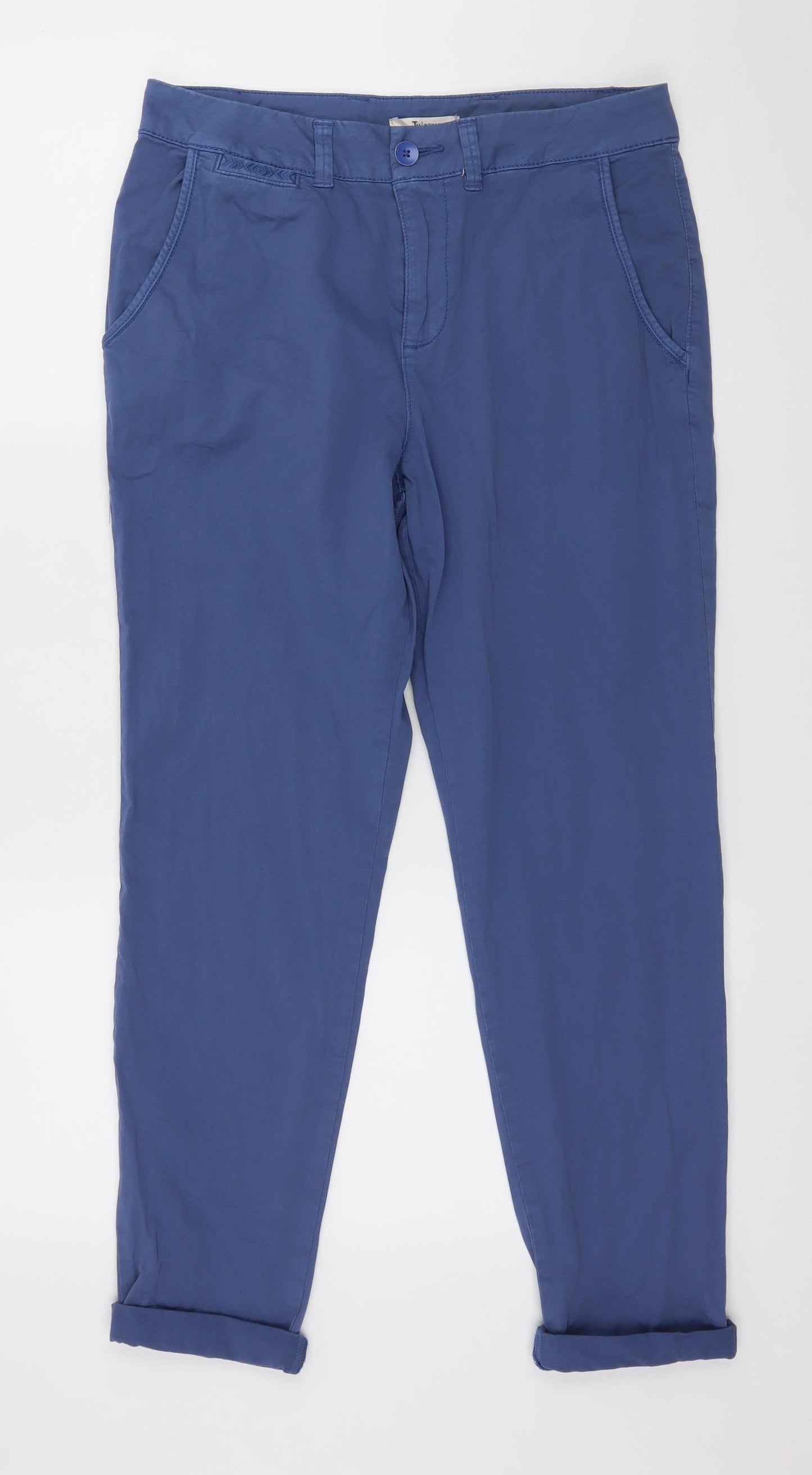 TU Womens Blue   Trousers  Size 10 L26 in