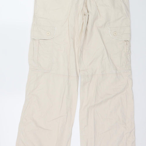 VERO MODA Womens Ivory   Trousers  Size 10 L32 in