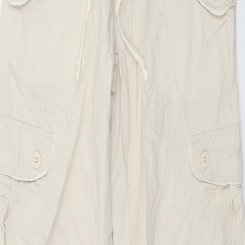 VERO MODA Womens Ivory   Trousers  Size 10 L32 in