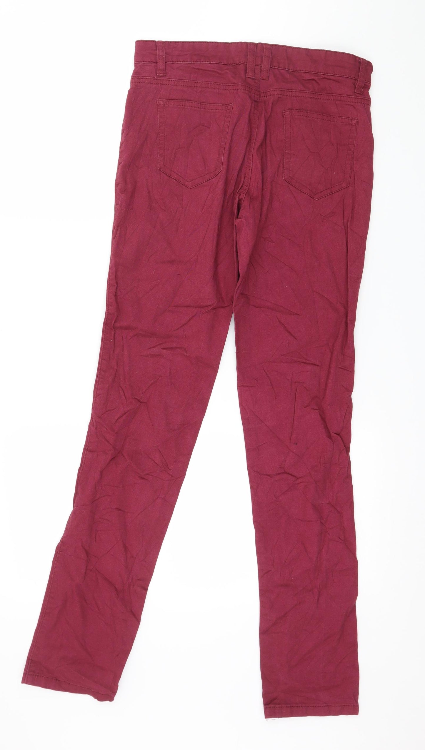 Janina Womens Purple  Denim Skinny Jeans Size 8 L31 in