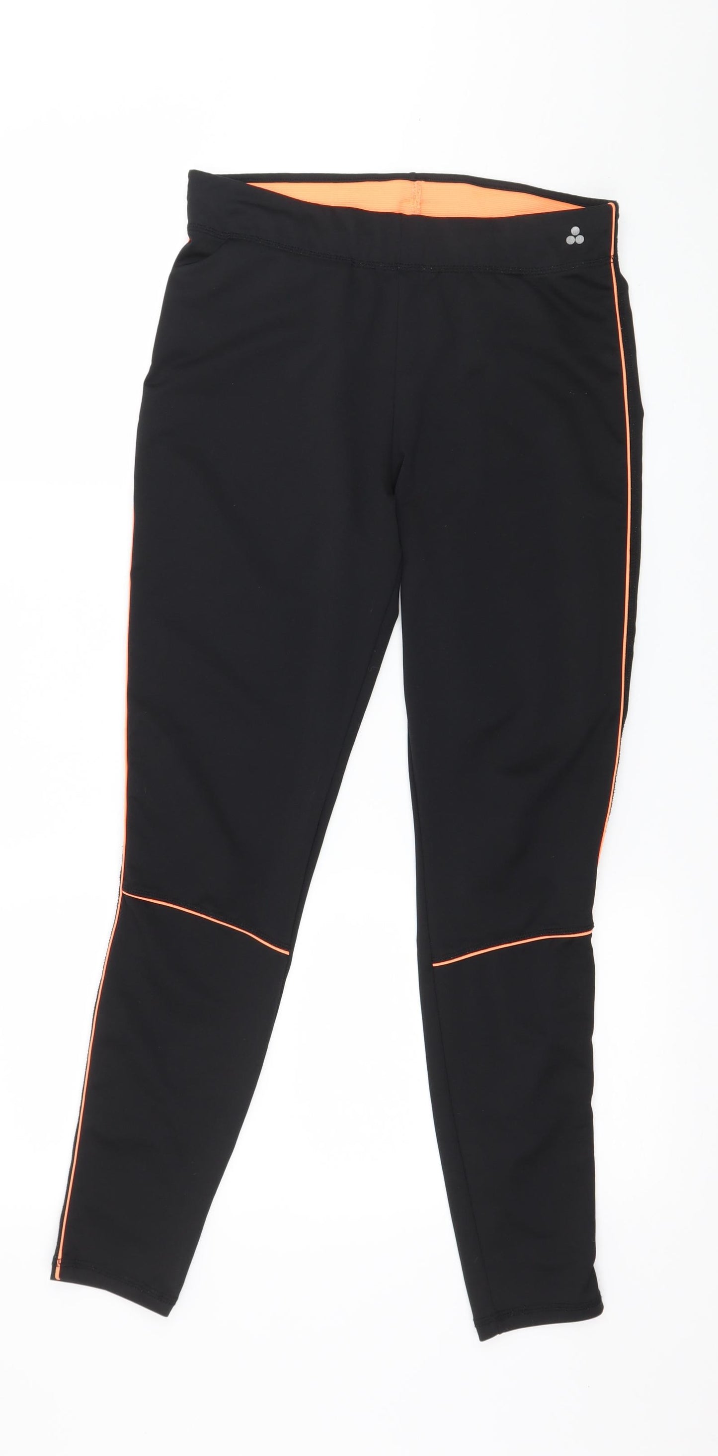 Papaya Womens Black  Jersey Capri Leggings Size M L27 in