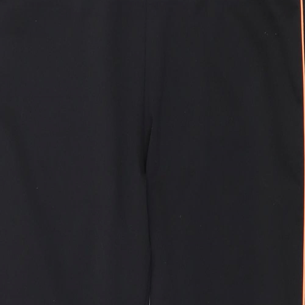Papaya Womens Black  Jersey Capri Leggings Size M L27 in