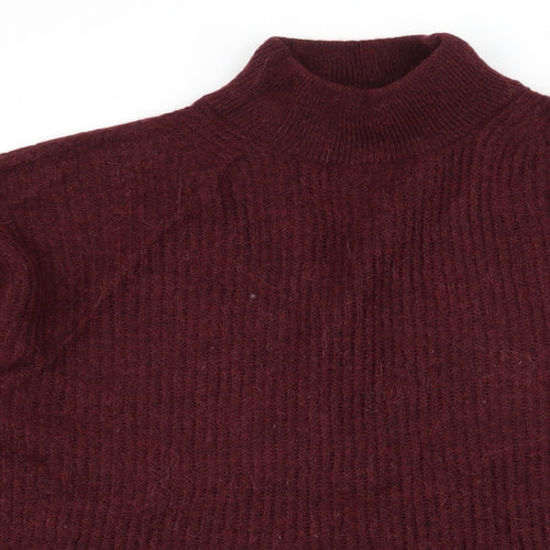 New Look Womens Purple  Knit Pullover Jumper Size M