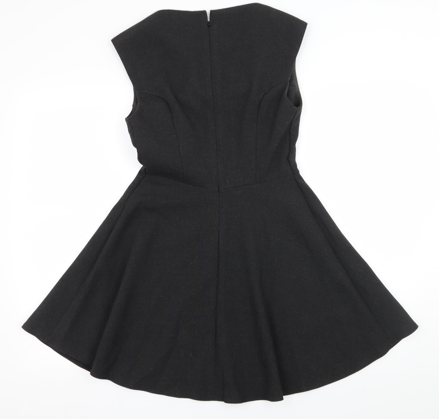 F&F Womens Grey   Skater Dress  Size 10