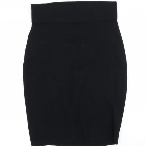 Phase Eight Womens Black  Knit Straight & Pencil Skirt Size 10