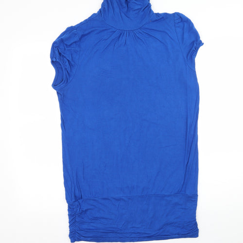 St Bernard Womens Blue  Jersey Basic T-Shirt Size 14