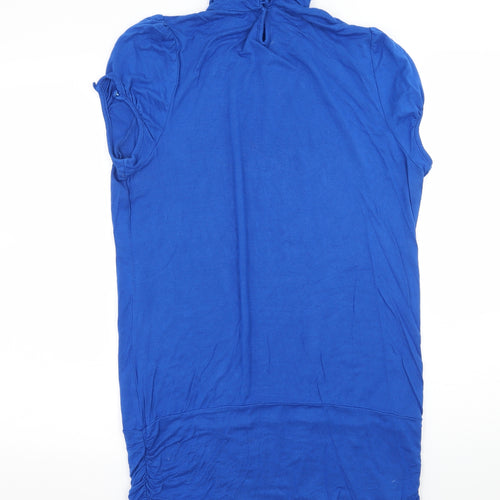 St Bernard Womens Blue  Jersey Basic T-Shirt Size 14