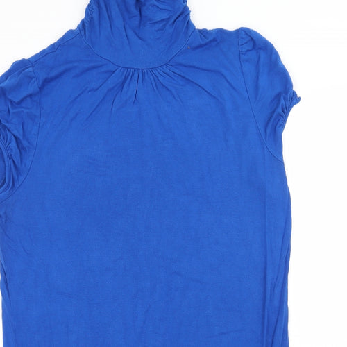 St Bernard Womens Blue  Jersey Basic T-Shirt Size 14