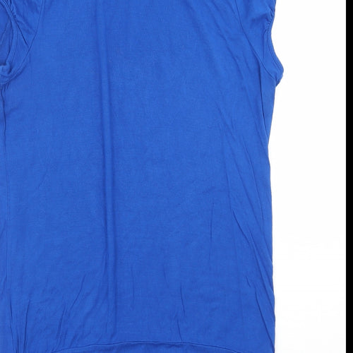 St Bernard Womens Blue  Jersey Basic T-Shirt Size 14