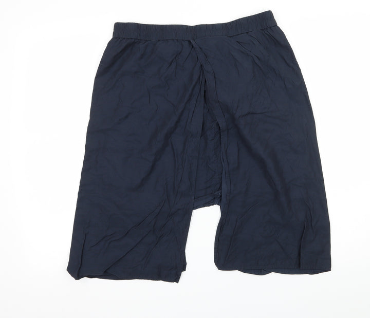 COS Womens Blue A-Line Skirt Size 32 in - Asymmetric Hem