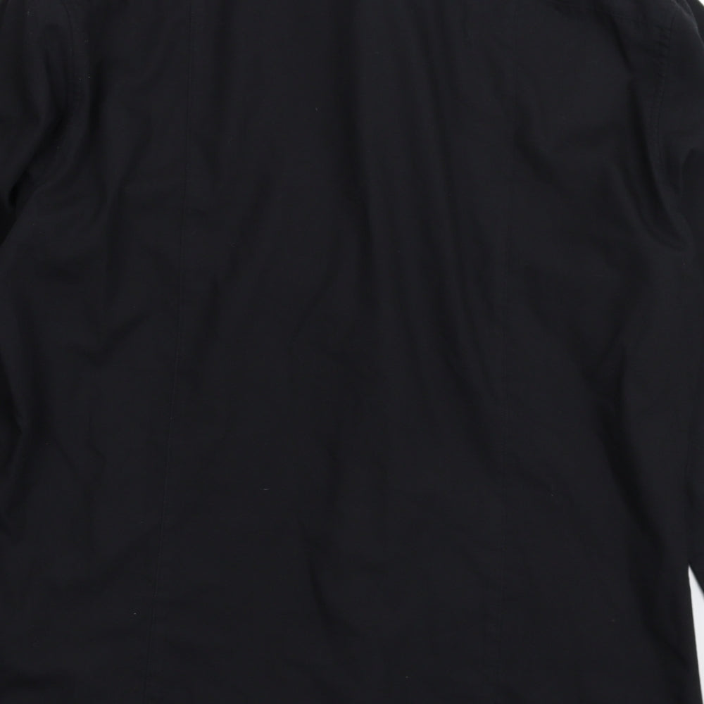 H&M Mens Black    Dress Shirt Size L