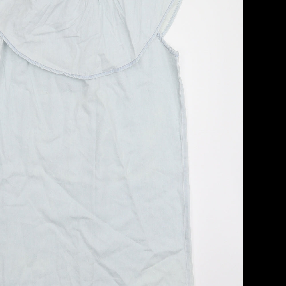 SoulCal&Co Womens Blue   Shirt Dress  Size 12