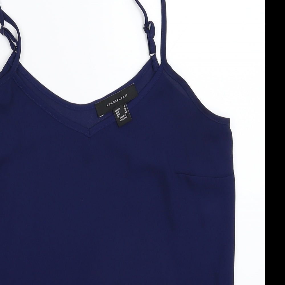 Atmosphere Womens Blue   Basic Tank Size 8