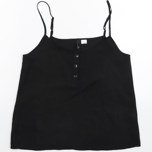 Divided Womens Black   Basic Tank Size 6