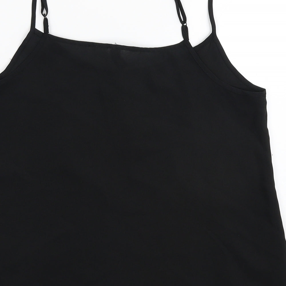 Divided Womens Black   Basic Tank Size 6