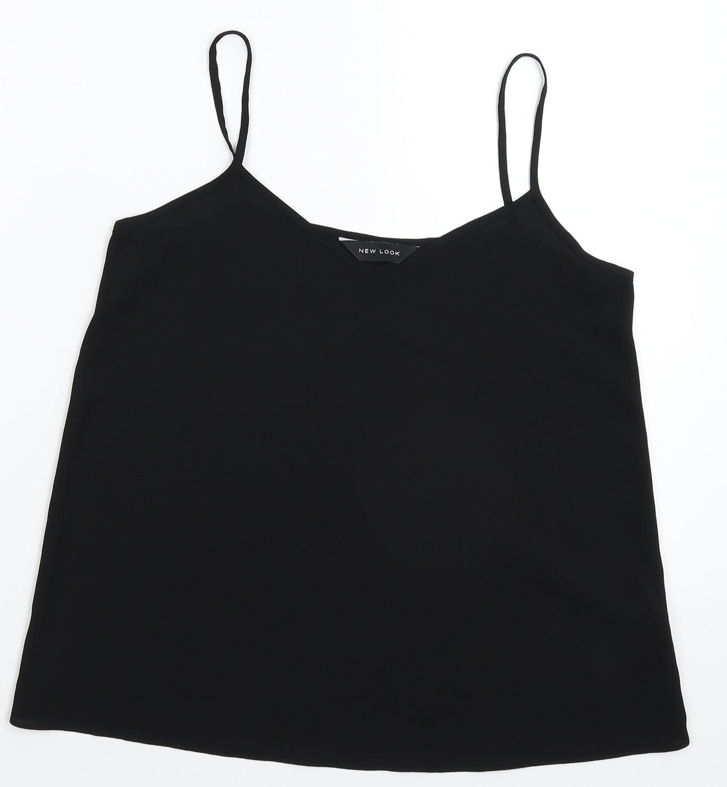 New Look Womens Black   Basic Tank Size 6