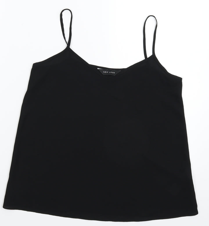 New Look Womens Black   Basic Tank Size 6