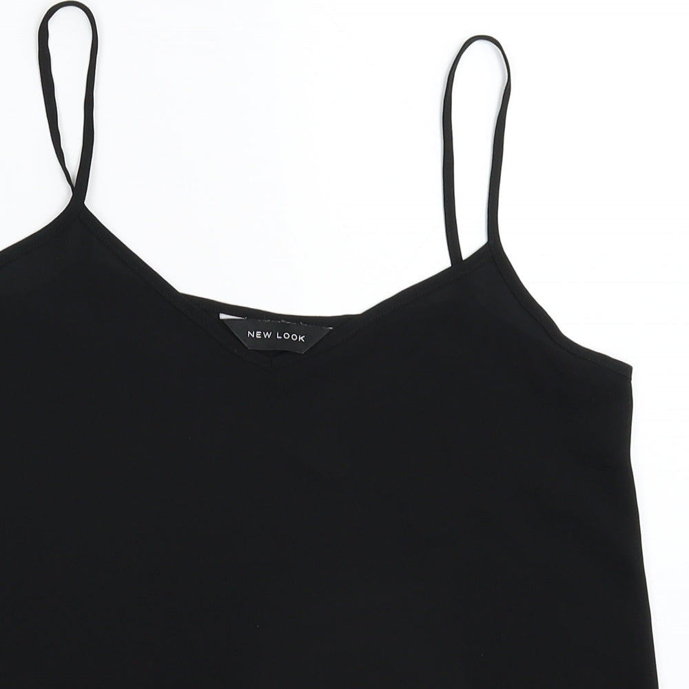 New Look Womens Black   Basic Tank Size 6