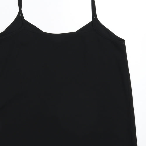 New Look Womens Black   Basic Tank Size 6