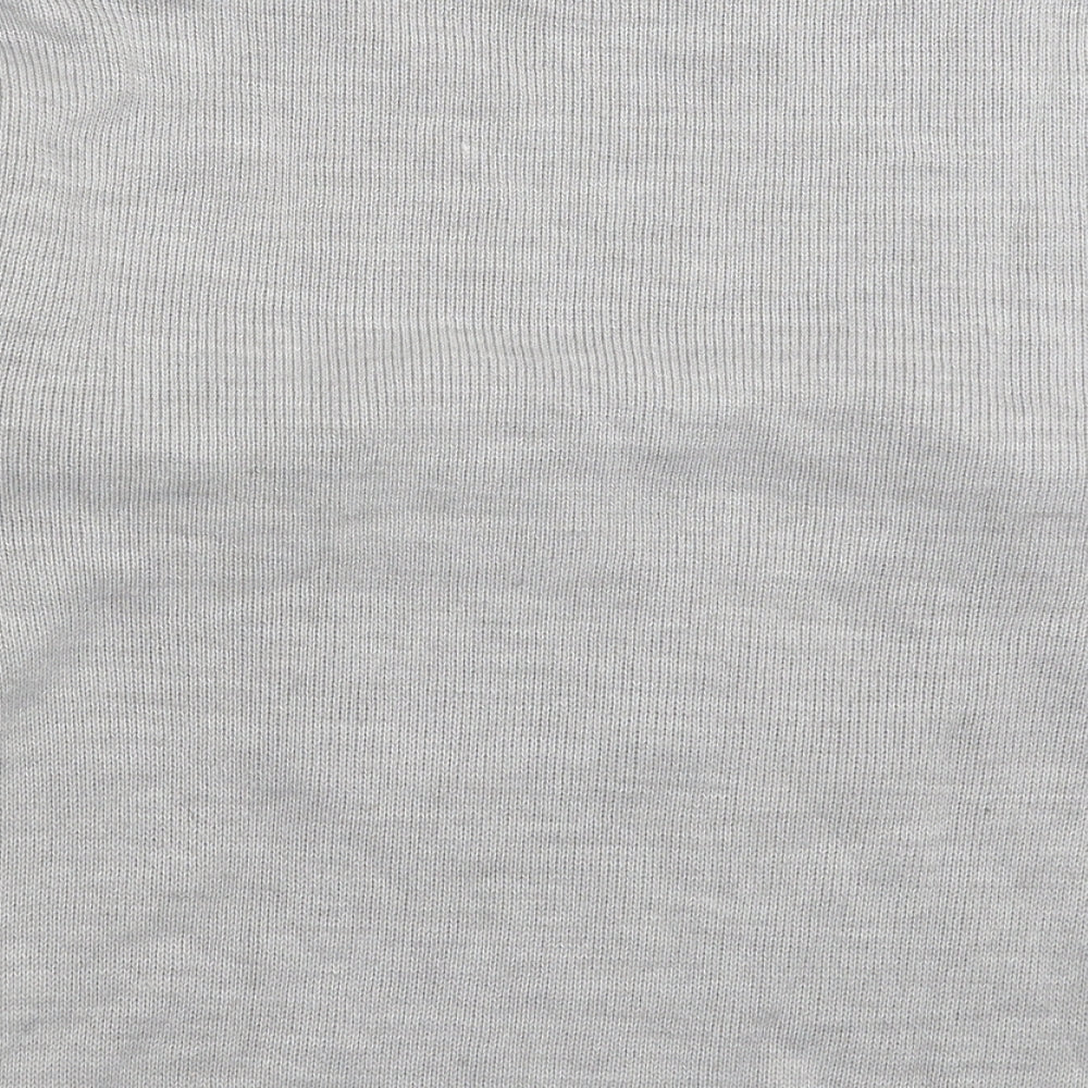 Pep&Co Womens Grey  Knit Pullover Jumper Size M  - Christmas
