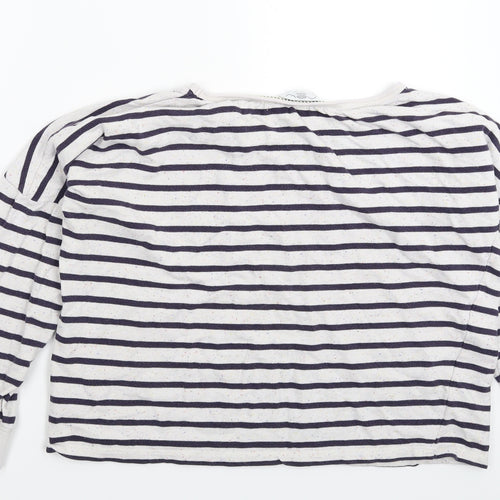 New Look Womens Multicoloured Striped  Pullover Sweatshirt Size 12