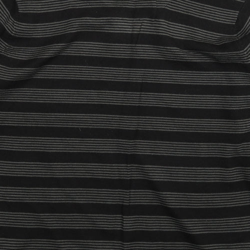 F&F Womens Grey Striped Knit Pullover Jumper Size M