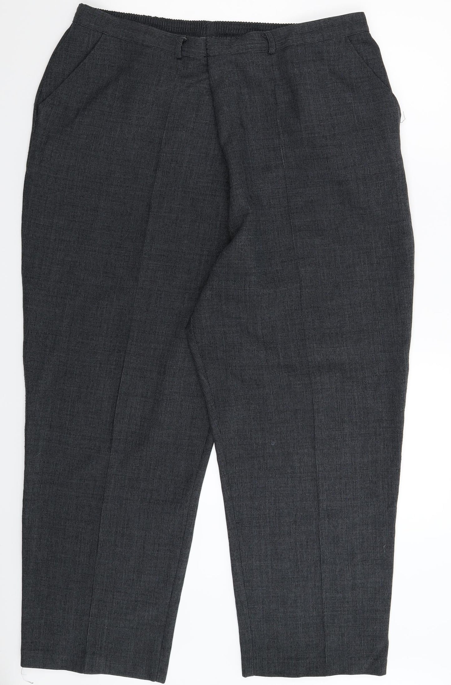 BM Mens Grey   Trousers  Size 36 in L27 in