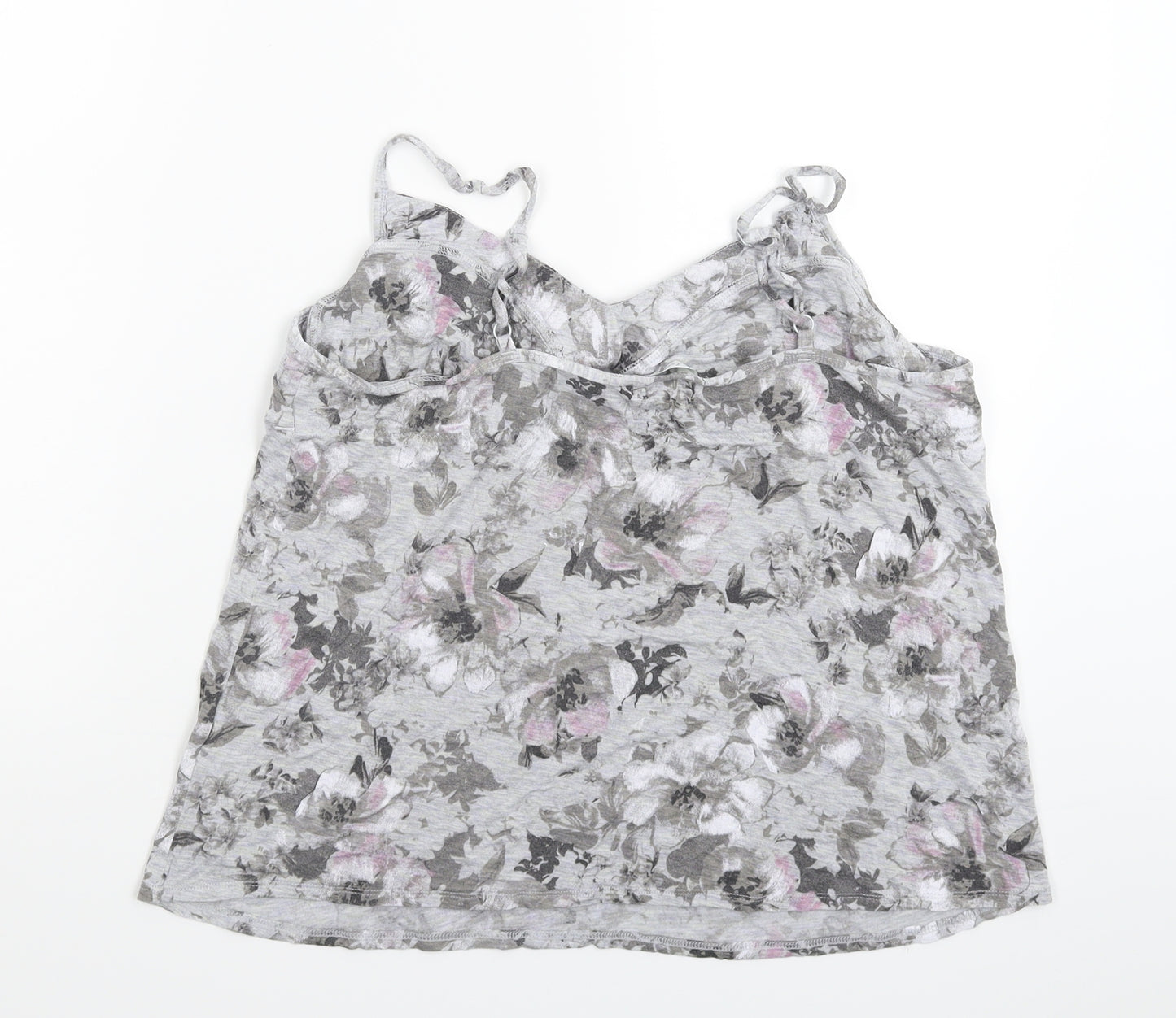 Marks and Spencer Womens Multicoloured Floral  Cropped Tank Size 18