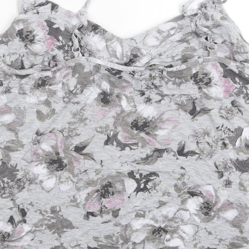 Marks and Spencer Womens Multicoloured Floral  Cropped Tank Size 18