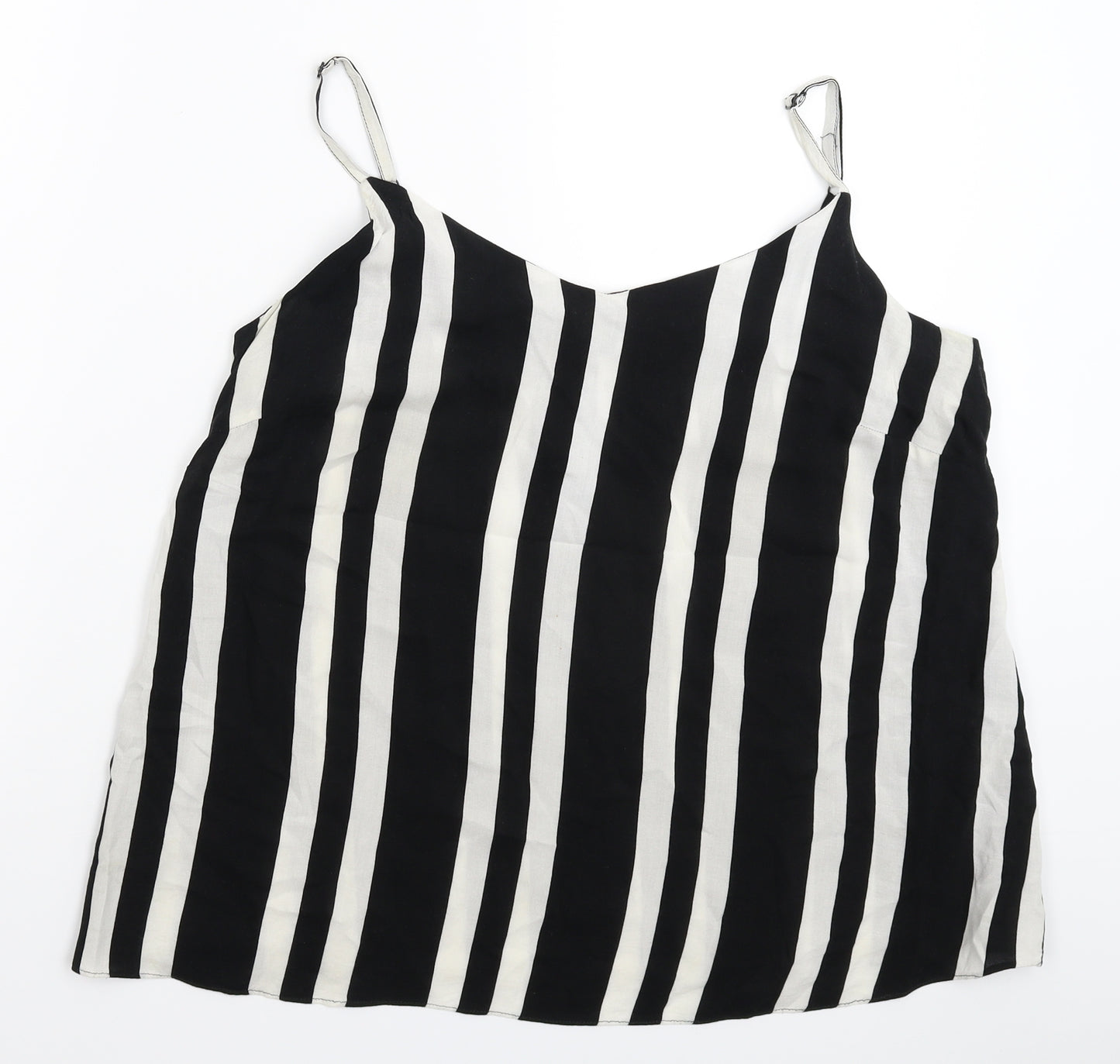 George Womens Multicoloured Striped  Basic Tank Size 14