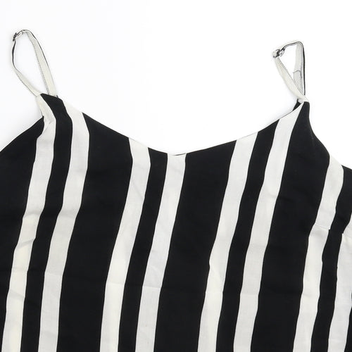 George Womens Multicoloured Striped  Basic Tank Size 14
