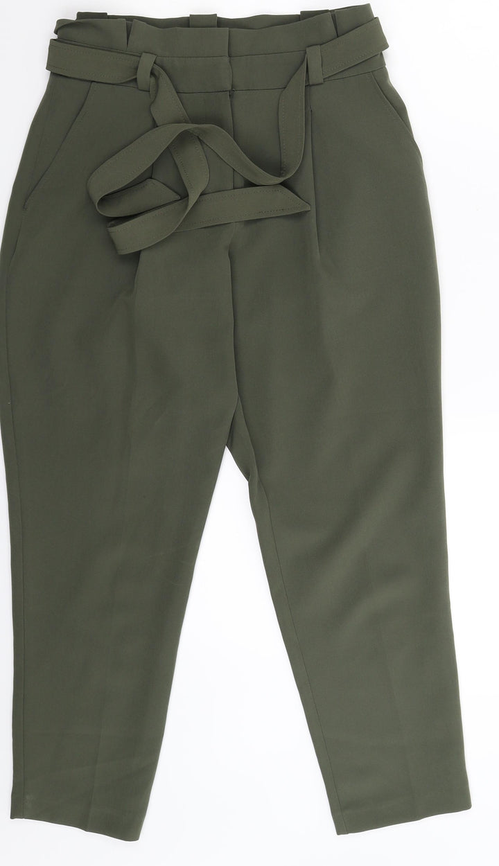 New Look Womens Green Trousers Size 6 L25 in