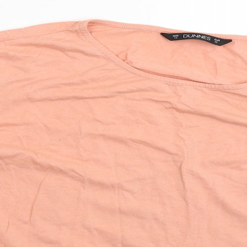 Dunnes Stores Womens Pink   Basic T-Shirt Size 14