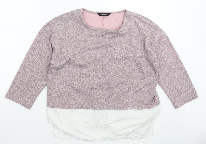 Dunnes Stores Womens Pink   Pullover Jumper Size M