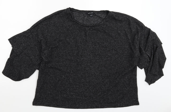 New Look Womens Grey   Pullover Jumper Size L