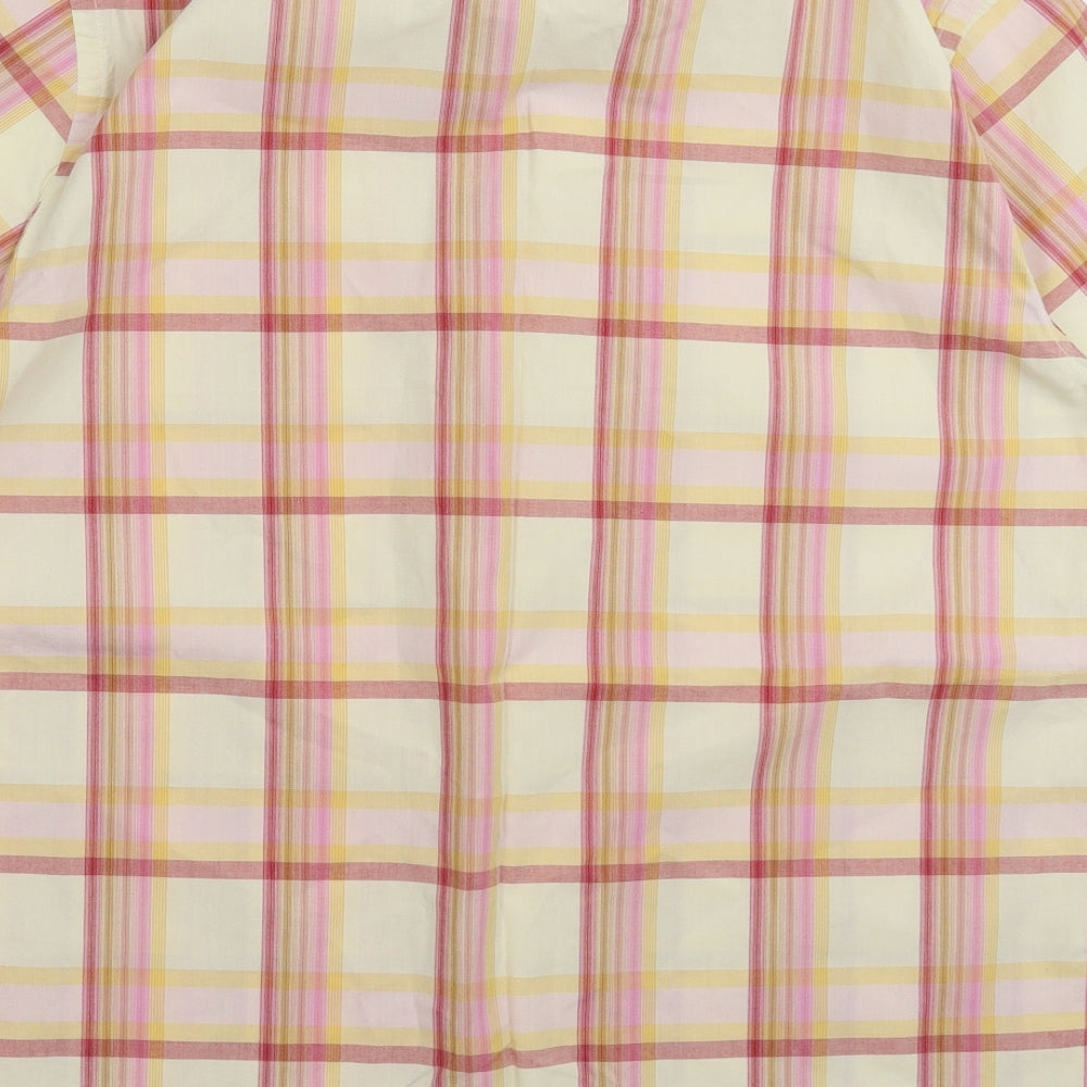 George Mens Multicoloured Check   Button-Up Size M