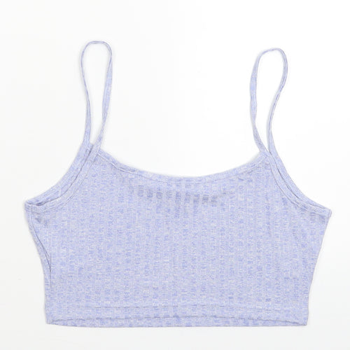 SheIn Womens Blue   Cropped Tank Size M