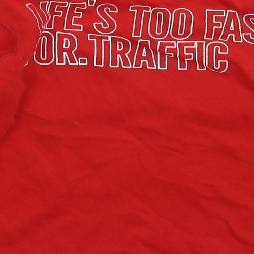 First One Boys Red   Pullover Sweatshirt Size S